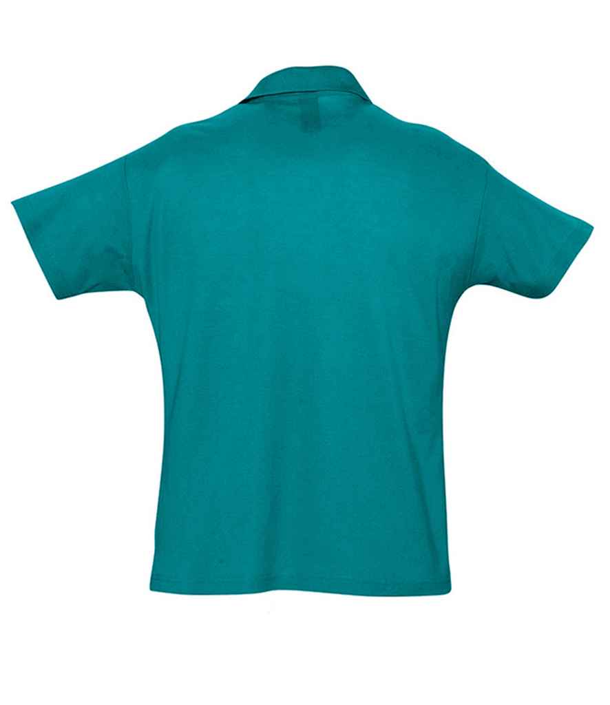 SOL'S Summer II Cotton Piqué Polo Shirt in by SOL'S — Custom branded clothing by Print Press, featuring premium embroidery produced in our specialist print lab in the UK.