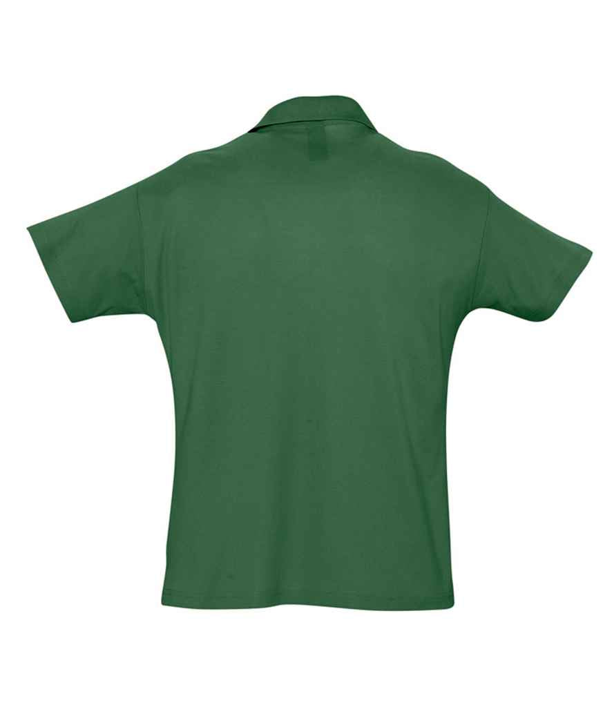SOL'S Summer II Cotton Piqué Polo Shirt in by SOL'S — Custom branded clothing by Print Press, featuring premium embroidery produced in our specialist print lab in the UK.