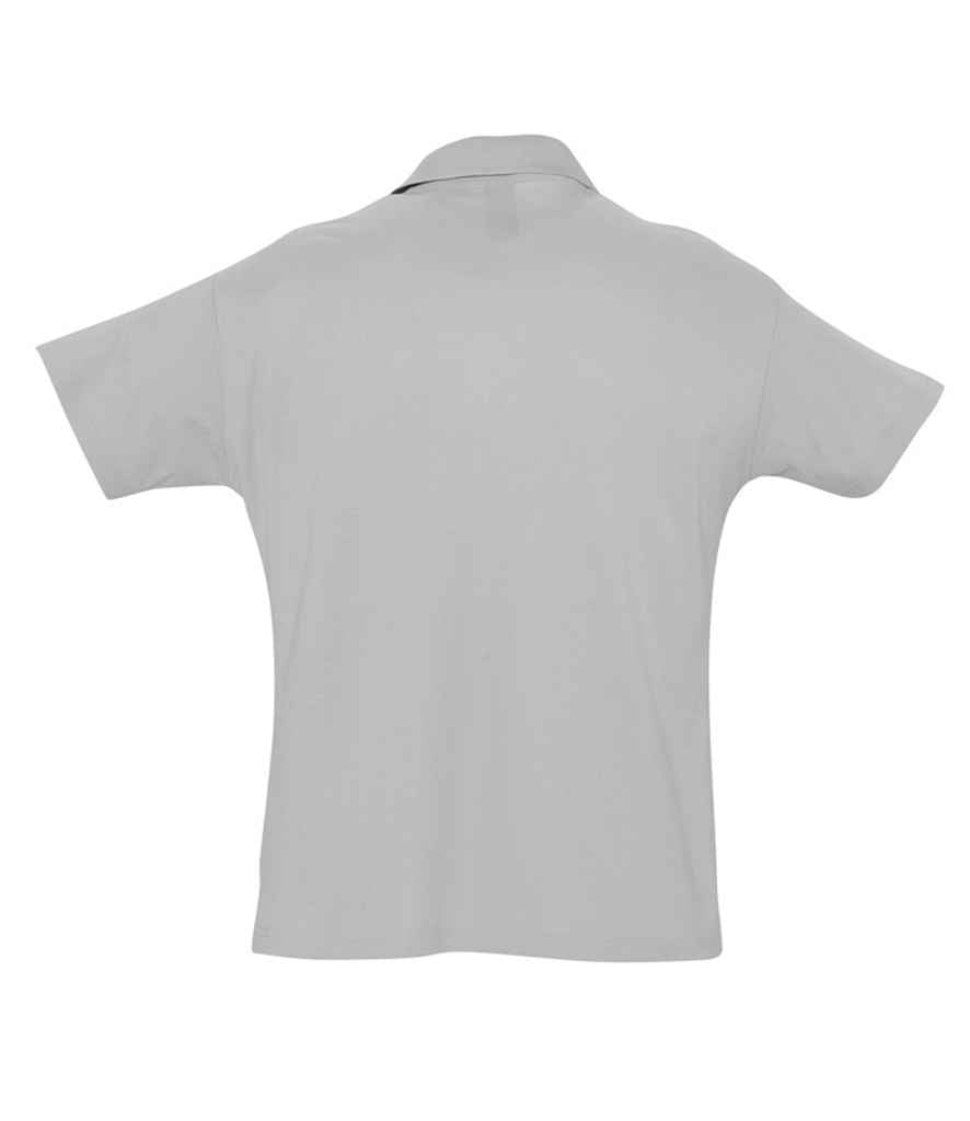 SOL'S Summer II Cotton Piqué Polo Shirt in by SOL'S — Custom branded clothing by Print Press, featuring premium embroidery produced in our specialist print lab in the UK.