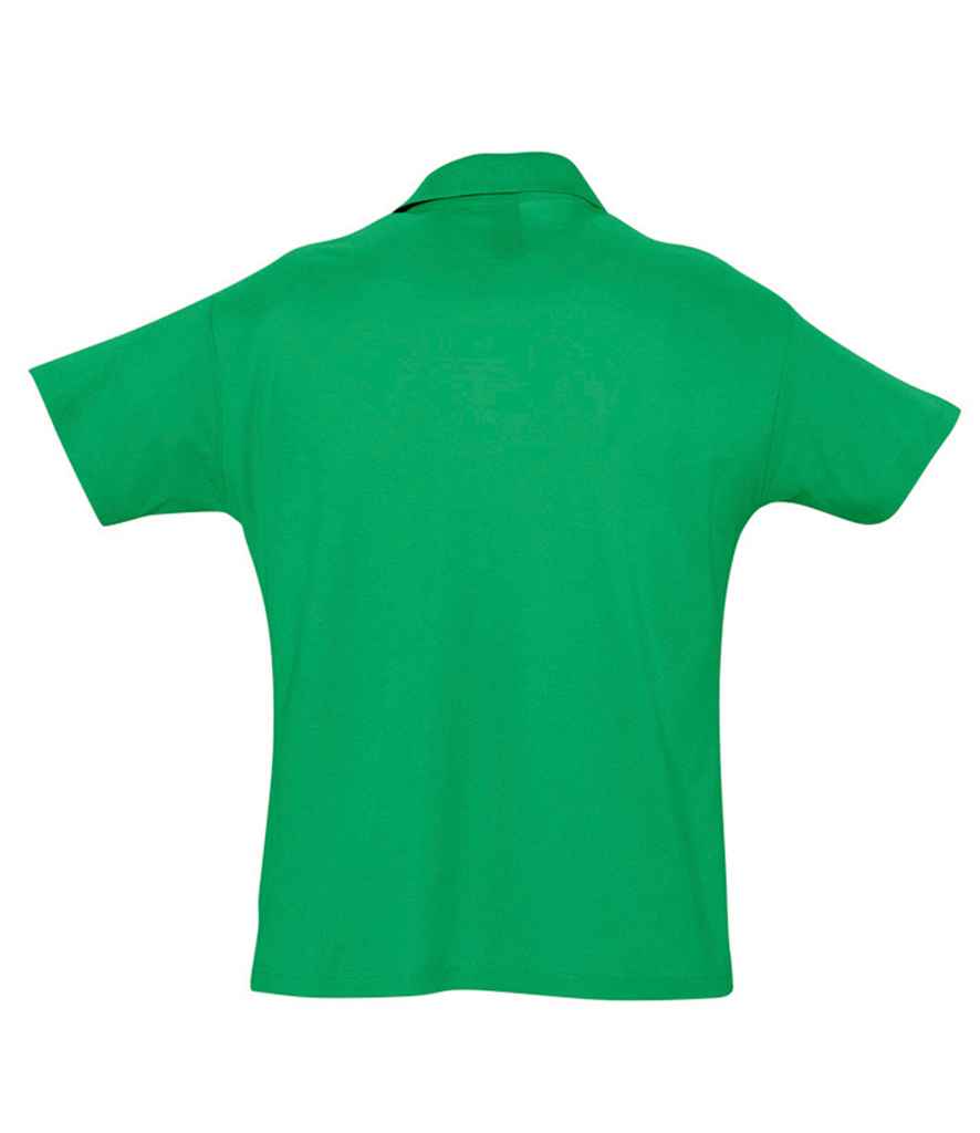 SOL'S Summer II Cotton Piqué Polo Shirt in by SOL'S — Custom branded clothing by Print Press, featuring premium embroidery produced in our specialist print lab in the UK.