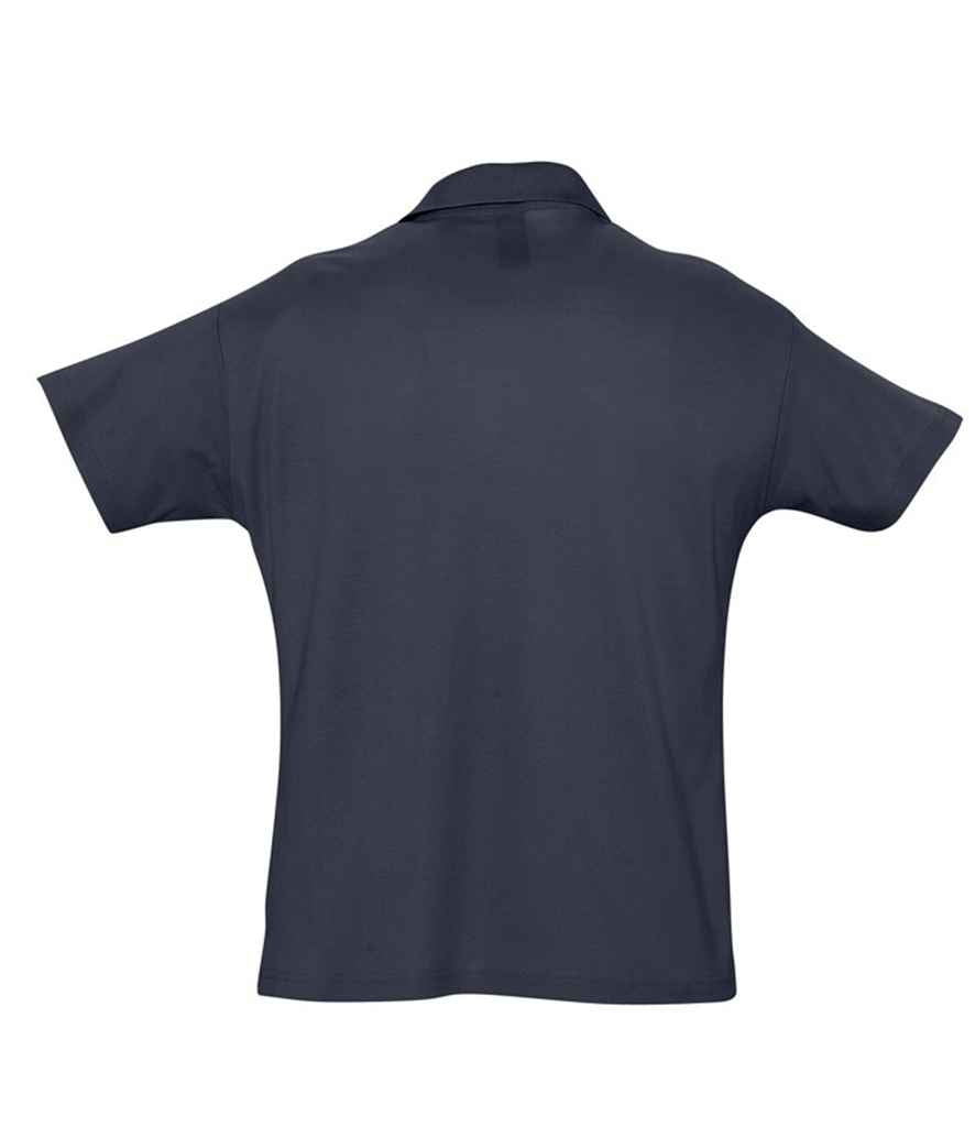 SOL'S Summer II Cotton Piqué Polo Shirt in by SOL'S — Custom branded clothing by Print Press, featuring premium embroidery produced in our specialist print lab in the UK.