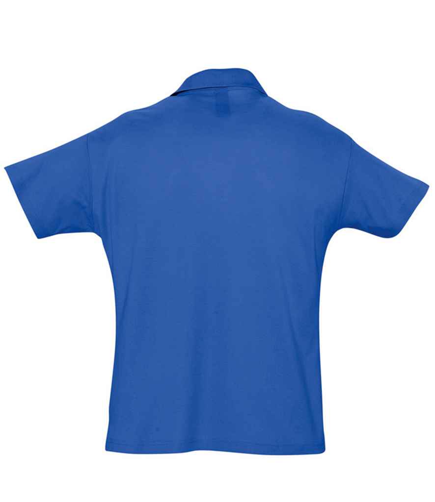 SOL'S Summer II Cotton Piqué Polo Shirt in by SOL'S — Custom branded clothing by Print Press, featuring premium embroidery produced in our specialist print lab in the UK.