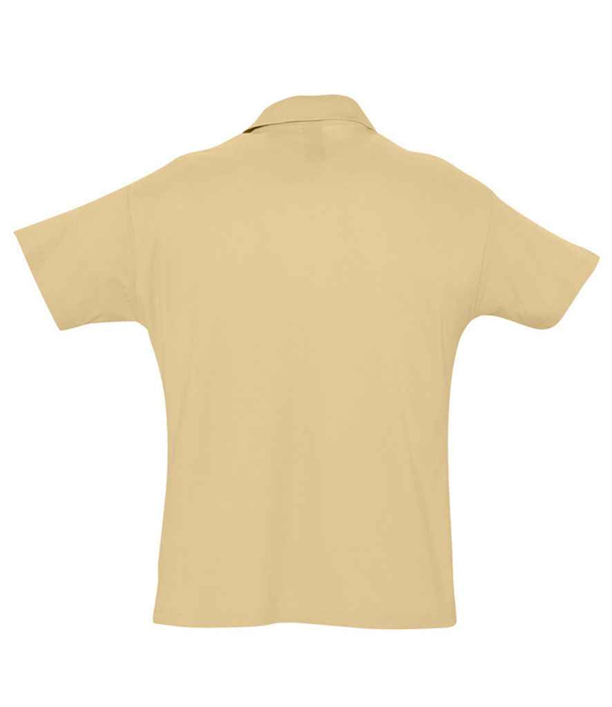 SOL'S Summer II Cotton Piqué Polo Shirt in by SOL'S — Custom branded clothing by Print Press, featuring premium embroidery produced in our specialist print lab in the UK.