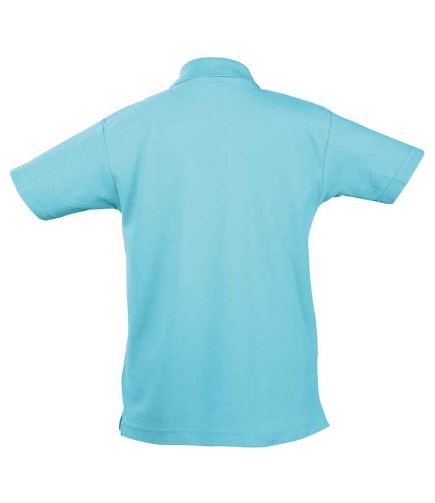 SOL'S Kids Summer II Cotton Piqué Polo Shirt in by SOL'S — Custom branded clothing by Print Press, featuring premium embroidery produced in our specialist print lab in the UK.