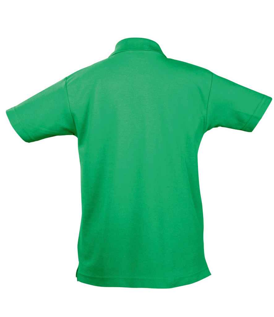 SOL'S Kids Summer II Cotton Piqué Polo Shirt in by SOL'S — Custom branded clothing by Print Press, featuring premium embroidery produced in our specialist print lab in the UK.