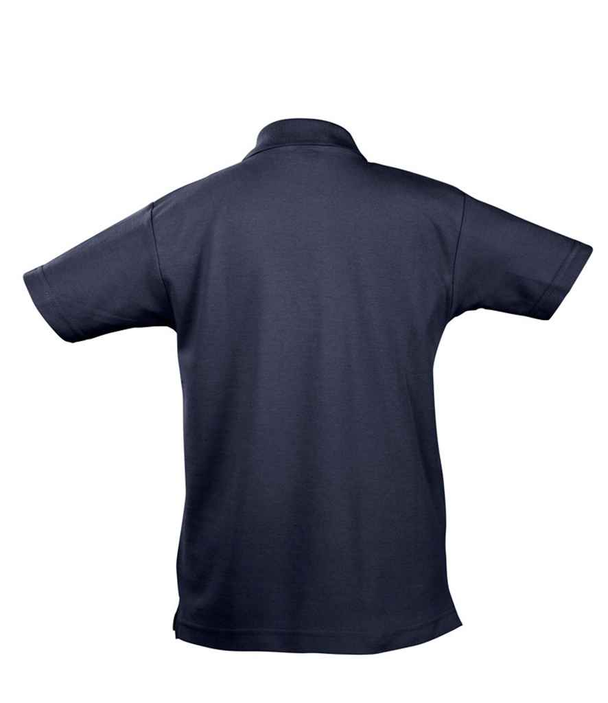 SOL'S Kids Summer II Cotton Piqué Polo Shirt in by SOL'S — Custom branded clothing by Print Press, featuring premium embroidery produced in our specialist print lab in the UK.