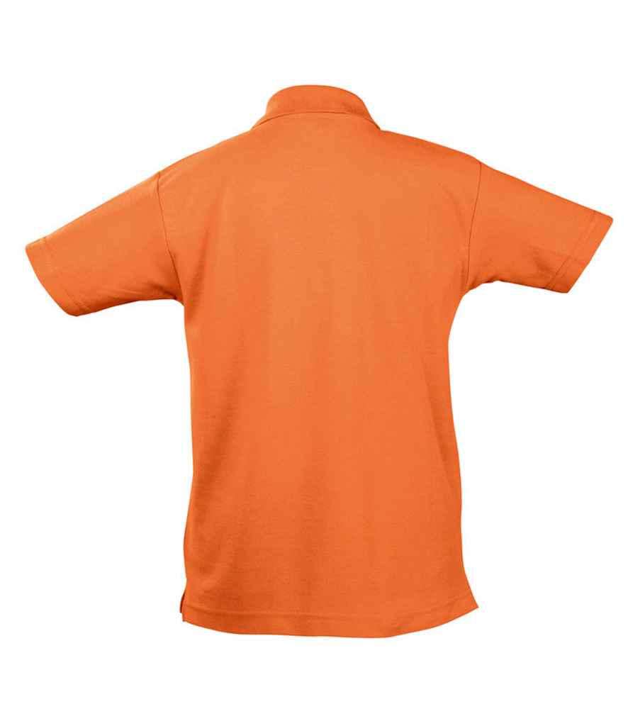 SOL'S Kids Summer II Cotton Piqué Polo Shirt in by SOL'S — Custom branded clothing by Print Press, featuring premium embroidery produced in our specialist print lab in the UK.