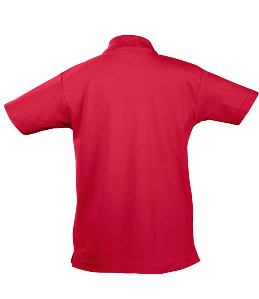 SOL'S Kids Summer II Cotton Piqué Polo Shirt in by SOL'S — Custom branded clothing by Print Press, featuring premium embroidery produced in our specialist print lab in the UK.