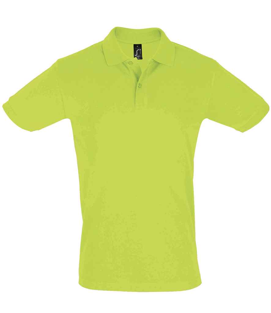 SOL'S Perfect Cotton Piqué Polo Shirt in Apple Green by SOL'S — Custom branded clothing by Print Press, featuring premium embroidery produced in our specialist print lab in the UK.