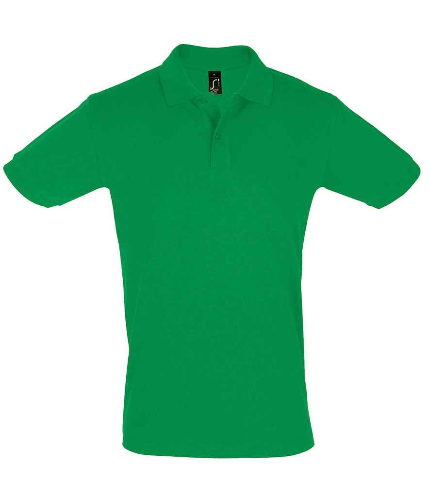 SOL'S Perfect Cotton Piqué Polo Shirt in Kelly Green by SOL'S — Custom branded clothing by Print Press, featuring premium embroidery produced in our specialist print lab in the UK.