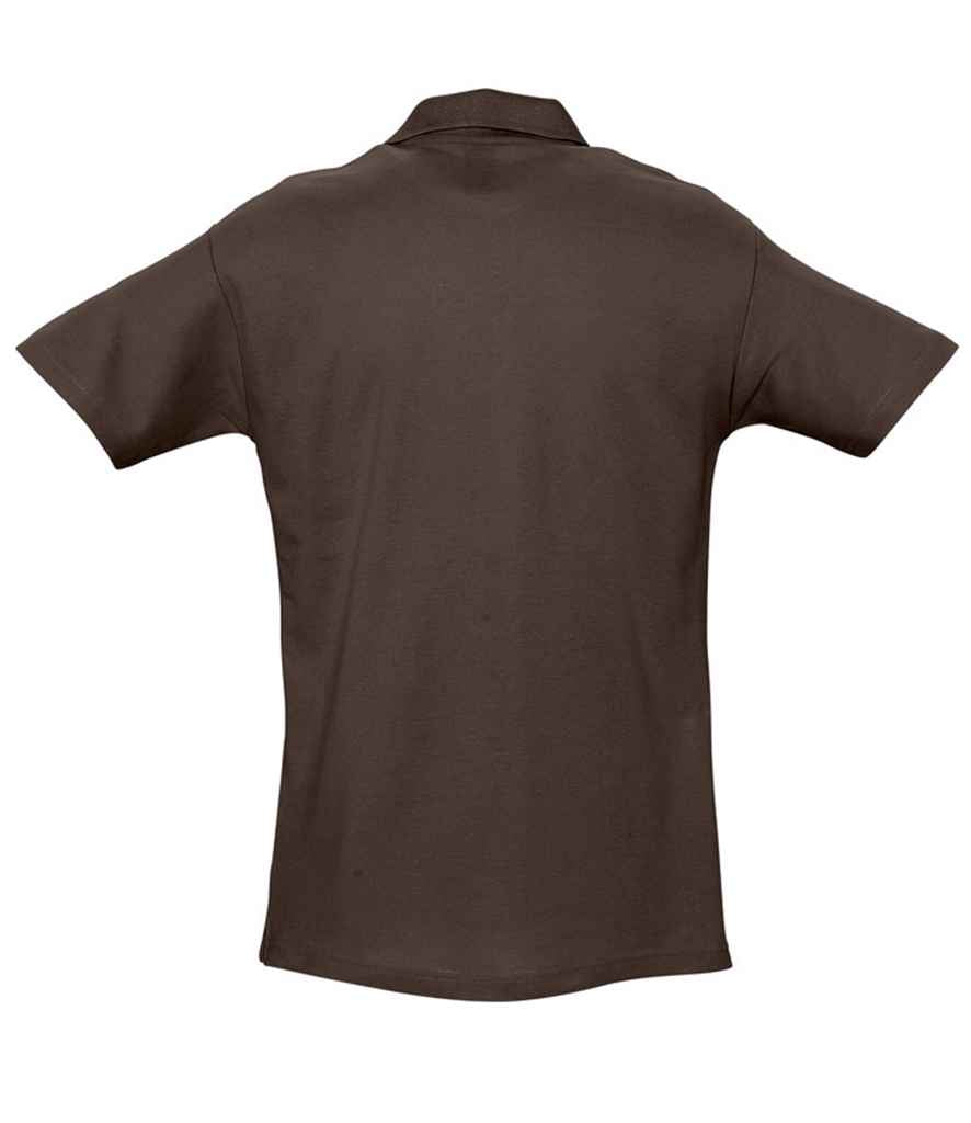 SOL'S Spring II Heavy Cotton Piqué Polo Shirt in by SOL'S — Custom branded clothing by Print Press, featuring premium embroidery produced in our specialist print lab in the UK.