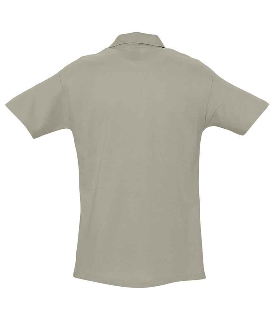SOL'S Spring II Heavy Cotton Piqué Polo Shirt in by SOL'S — Custom branded clothing by Print Press, featuring premium embroidery produced in our specialist print lab in the UK.