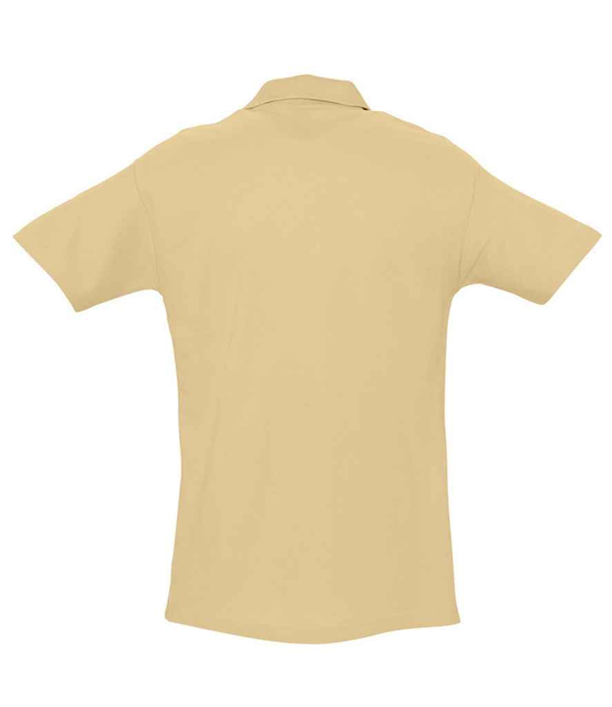 SOL'S Spring II Heavy Cotton Piqué Polo Shirt in by SOL'S — Custom branded clothing by Print Press, featuring premium embroidery produced in our specialist print lab in the UK.