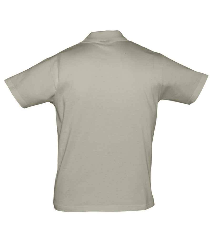 SOL'S Prescott Cotton Jersey Polo Shirt in by SOL'S — Custom branded clothing by Print Press, featuring premium embroidery produced in our specialist print lab in the UK.
