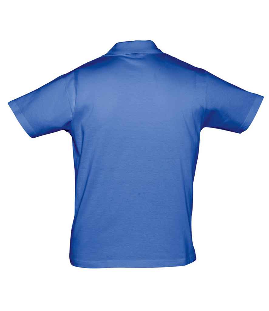 SOL'S Prescott Cotton Jersey Polo Shirt in by SOL'S — Custom branded clothing by Print Press, featuring premium embroidery produced in our specialist print lab in the UK.