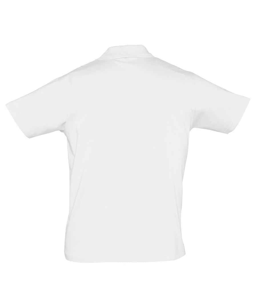 SOL'S Prescott Cotton Jersey Polo Shirt in by SOL'S — Custom branded clothing by Print Press, featuring premium embroidery produced in our specialist print lab in the UK.