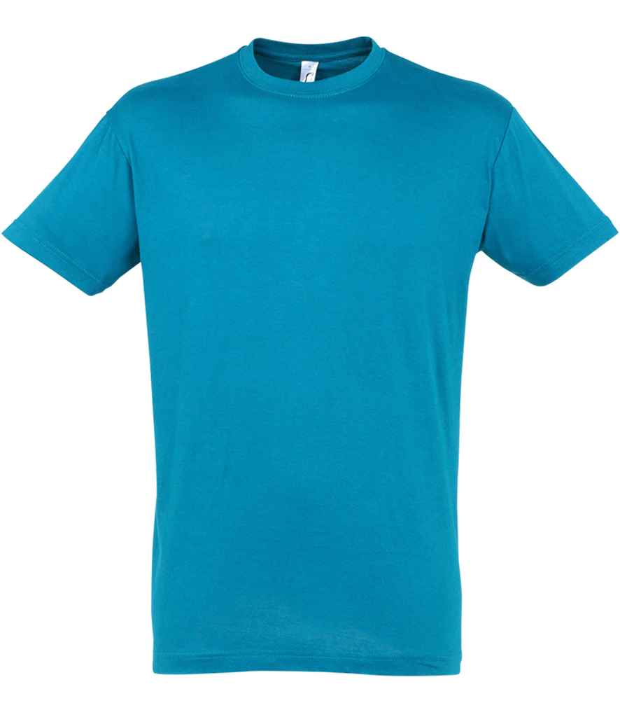 SOL'S Regent T-Shirt in Aqua by SOL'S — Custom branded clothing by Print Press, featuring premium embroidery produced in our specialist print lab in the UK.