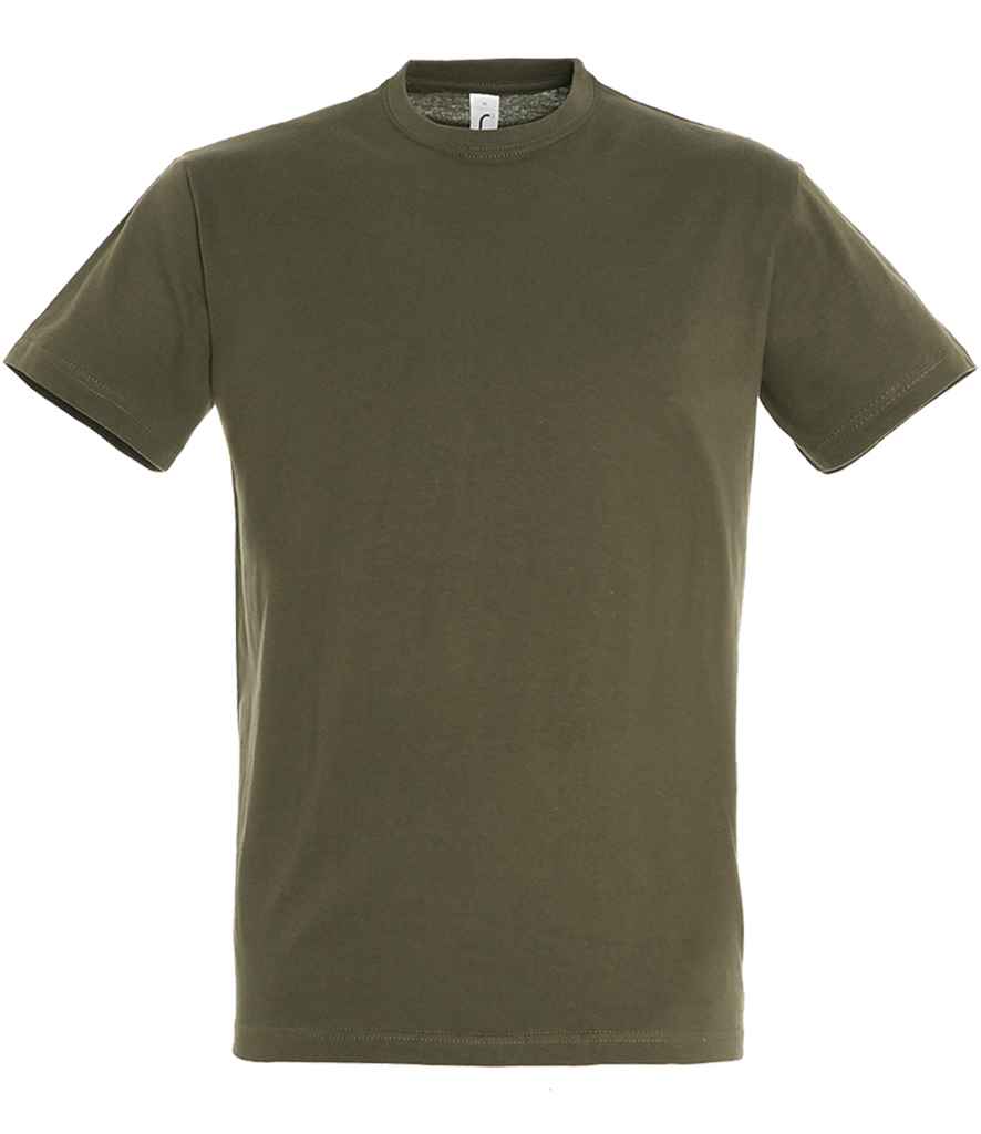SOL'S Regent T-Shirt - (2nd Colours) in Army by SOL'S — Custom branded clothing by Print Press, featuring premium embroidery produced in our specialist print lab in the UK.