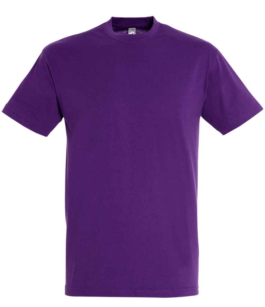 SOL'S Regent T-Shirt in Dark Purple by SOL'S — Custom branded clothing by Print Press, featuring premium embroidery produced in our specialist print lab in the UK.