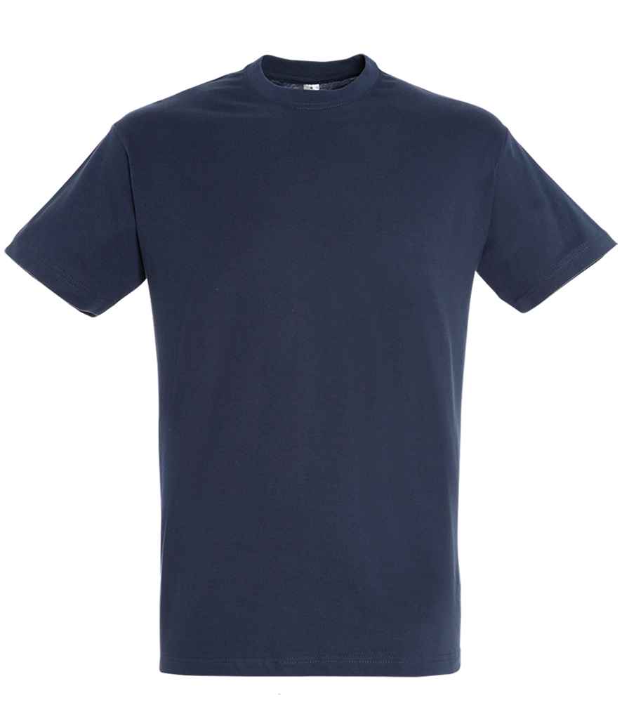 SOL'S Regent T-Shirt in French Navy by SOL'S — Custom branded clothing by Print Press, featuring premium embroidery produced in our specialist print lab in the UK.