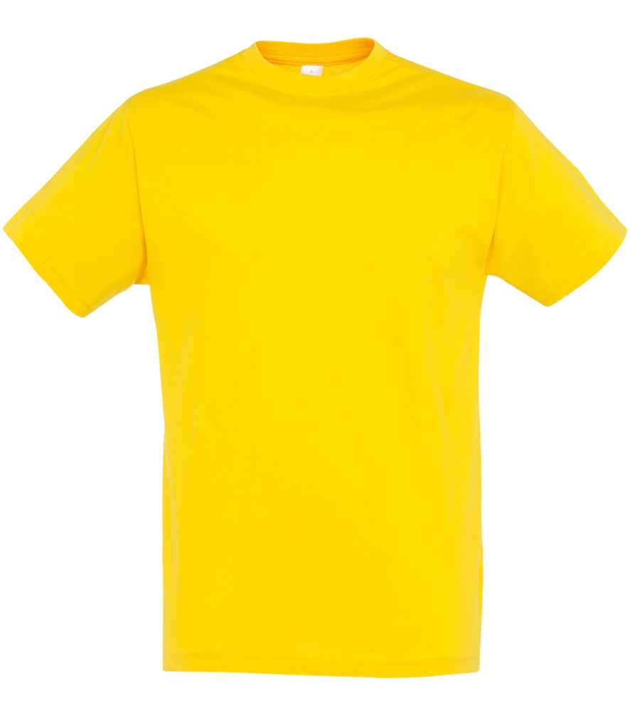 SOL'S Regent T-Shirt - (3rd Colours) in Gold by SOL'S — Custom branded clothing by Print Press, featuring premium embroidery produced in our specialist print lab in the UK.