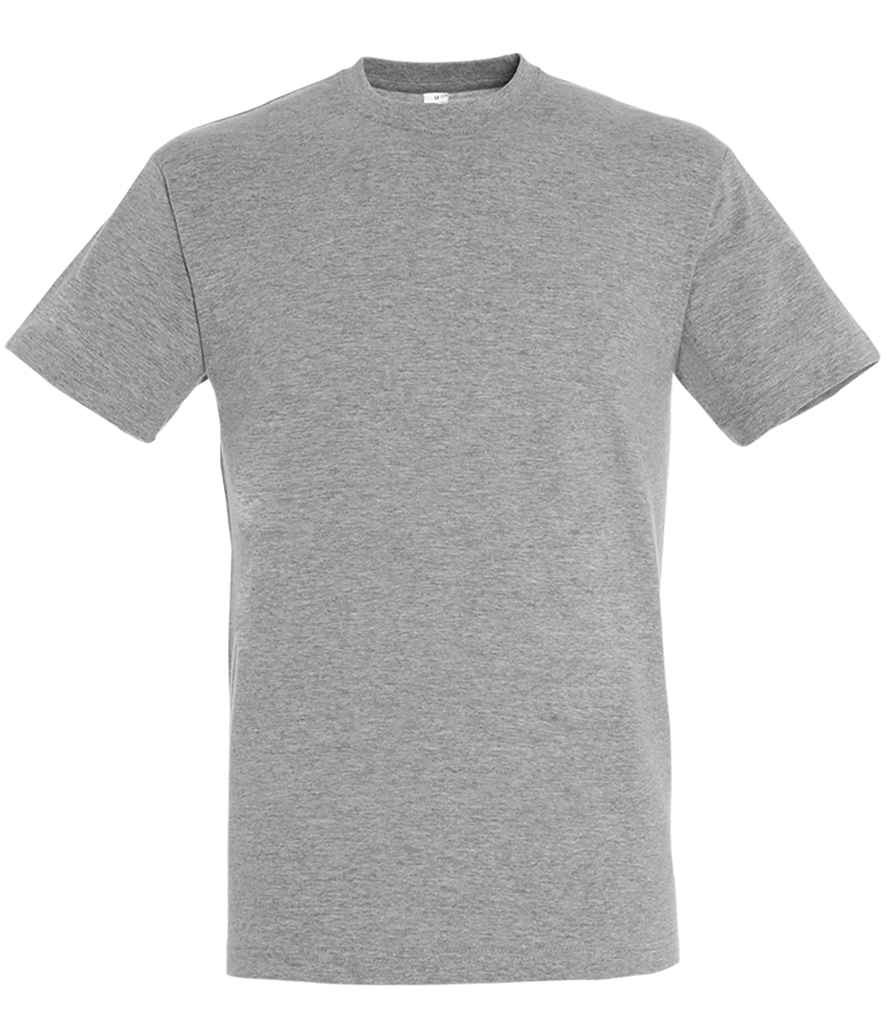 SOL'S Regent T-Shirt - (2nd Colours) in Grey Marl by SOL'S — Custom branded clothing by Print Press, featuring premium embroidery produced in our specialist print lab in the UK.