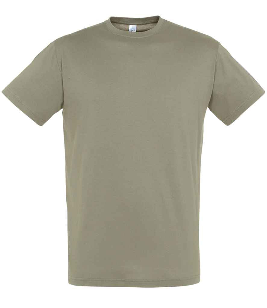 SOL'S Regent T-Shirt - (2nd Colours) in Khaki by SOL'S — Custom branded clothing by Print Press, featuring premium embroidery produced in our specialist print lab in the UK.