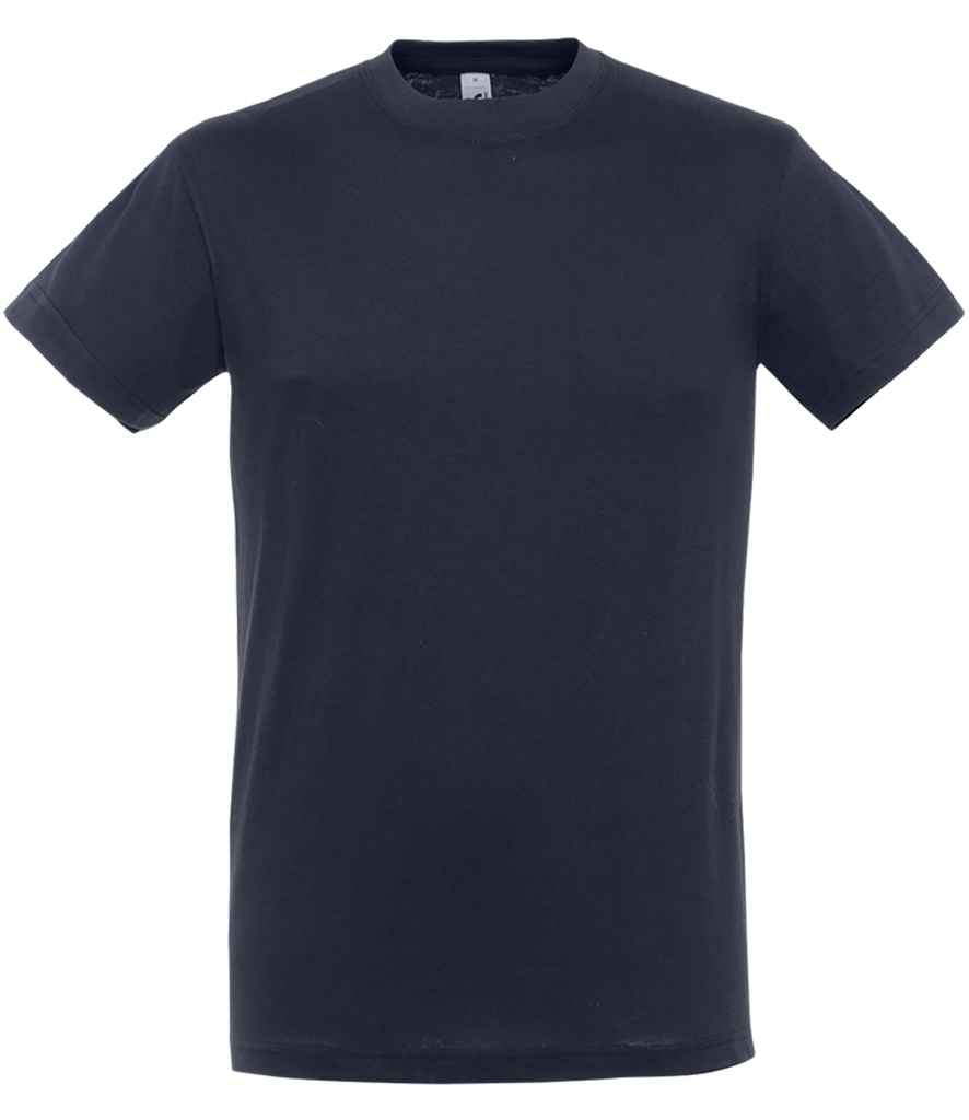 SOL'S Regent T-Shirt in Navy by SOL'S — Custom branded clothing by Print Press, featuring premium embroidery produced in our specialist print lab in the UK.