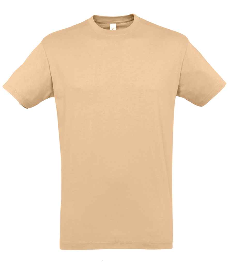 SOL'S Regent T-Shirt in Sand by SOL'S — Custom branded clothing by Print Press, featuring premium embroidery produced in our specialist print lab in the UK.