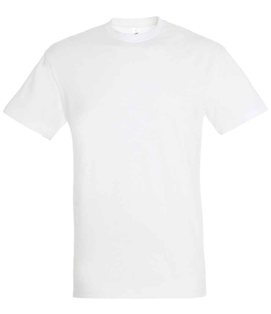 SOL'S Regent T-Shirt in White by SOL'S — Custom branded clothing by Print Press, featuring premium embroidery produced in our specialist print lab in the UK.