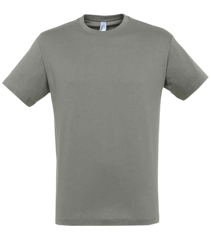 SOL'S Regent T-Shirt - (2nd Colours) in Zinc by SOL'S — Custom branded clothing by Print Press, featuring premium embroidery produced in our specialist print lab in the UK.