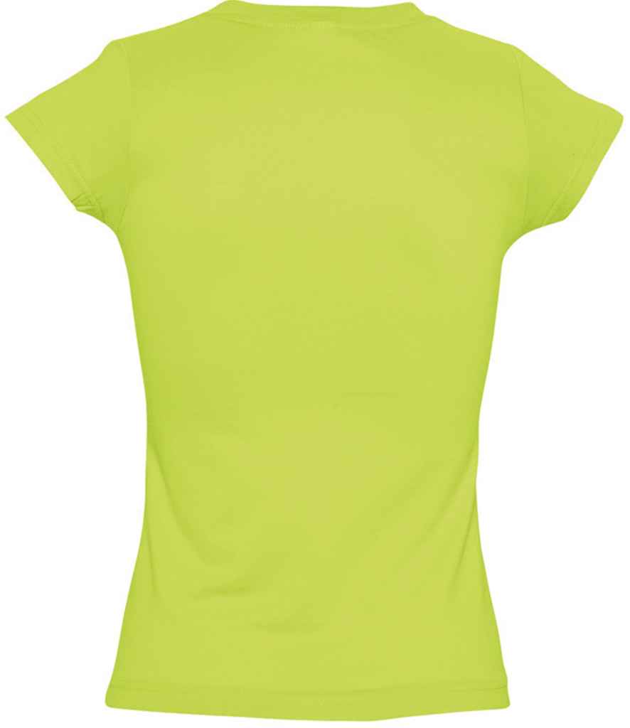 SOL'S Ladies Moon V Neck T-Shirt in by SOL'S — Custom branded clothing by Print Press, featuring premium embroidery produced in our specialist print lab in the UK.