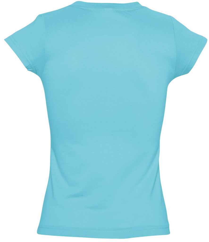 SOL'S Ladies Moon V Neck T-Shirt in by SOL'S — Custom branded clothing by Print Press, featuring premium embroidery produced in our specialist print lab in the UK.