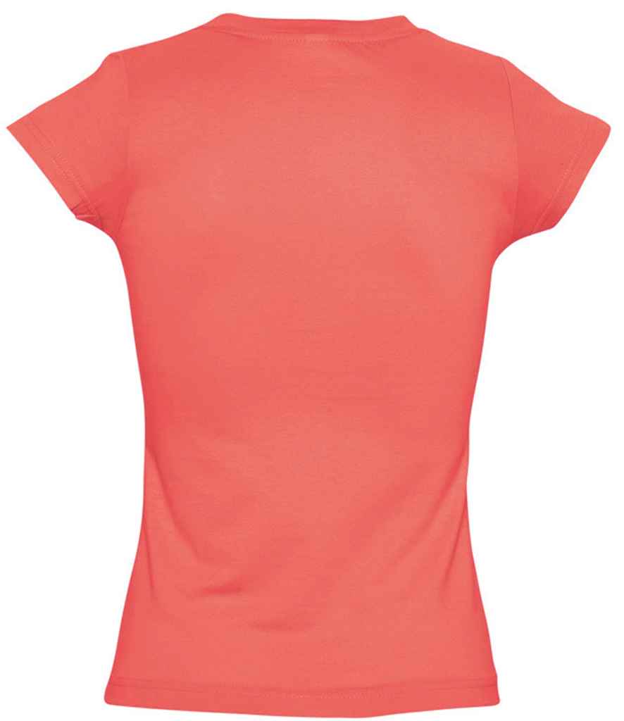 SOL'S Ladies Moon V Neck T-Shirt in by SOL'S — Custom branded clothing by Print Press, featuring premium embroidery produced in our specialist print lab in the UK.