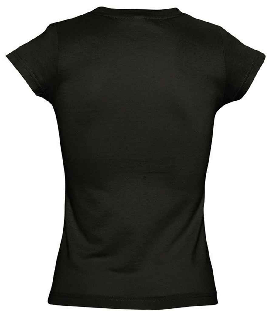 SOL'S Ladies Moon V Neck T-Shirt in by SOL'S — Custom branded clothing by Print Press, featuring premium embroidery produced in our specialist print lab in the UK.