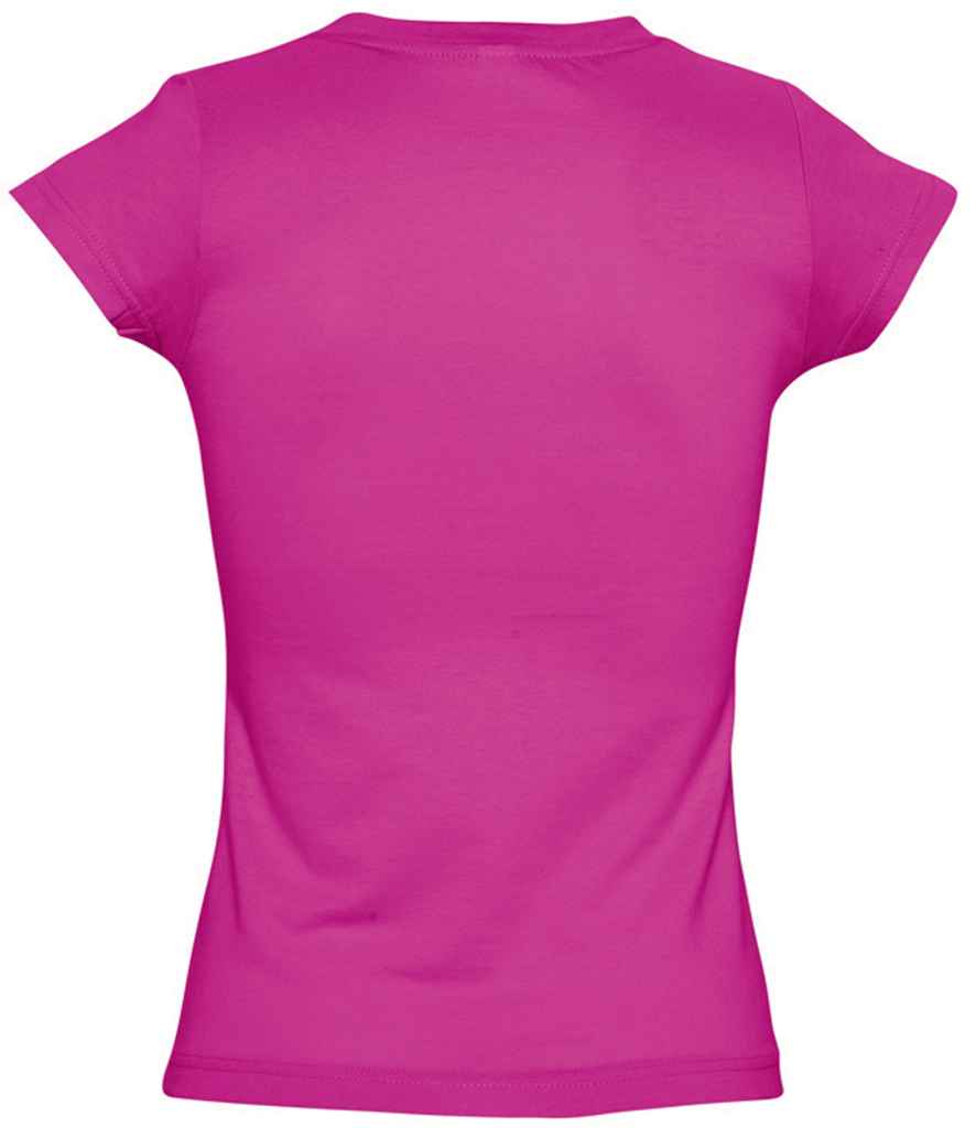 SOL'S Ladies Moon V Neck T-Shirt in by SOL'S — Custom branded clothing by Print Press, featuring premium embroidery produced in our specialist print lab in the UK.