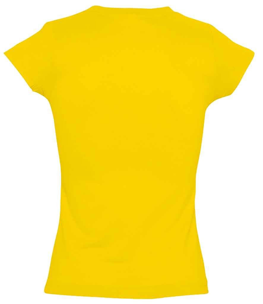 SOL'S Ladies Moon V Neck T-Shirt in by SOL'S — Custom branded clothing by Print Press, featuring premium embroidery produced in our specialist print lab in the UK.