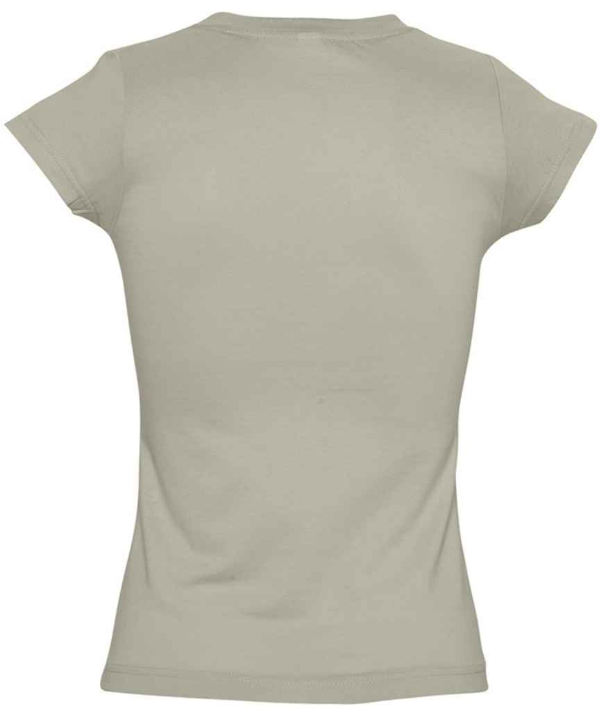 SOL'S Ladies Moon V Neck T-Shirt in by SOL'S — Custom branded clothing by Print Press, featuring premium embroidery produced in our specialist print lab in the UK.