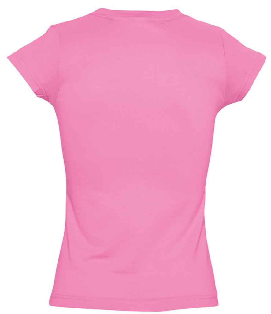 SOL'S Ladies Moon V Neck T-Shirt in by SOL'S — Custom branded clothing by Print Press, featuring premium embroidery produced in our specialist print lab in the UK.
