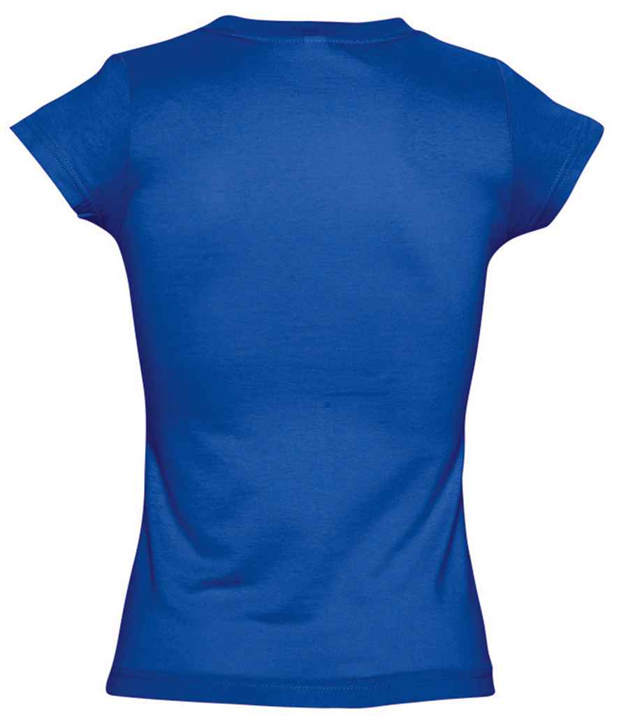 SOL'S Ladies Moon V Neck T-Shirt in by SOL'S — Custom branded clothing by Print Press, featuring premium embroidery produced in our specialist print lab in the UK.
