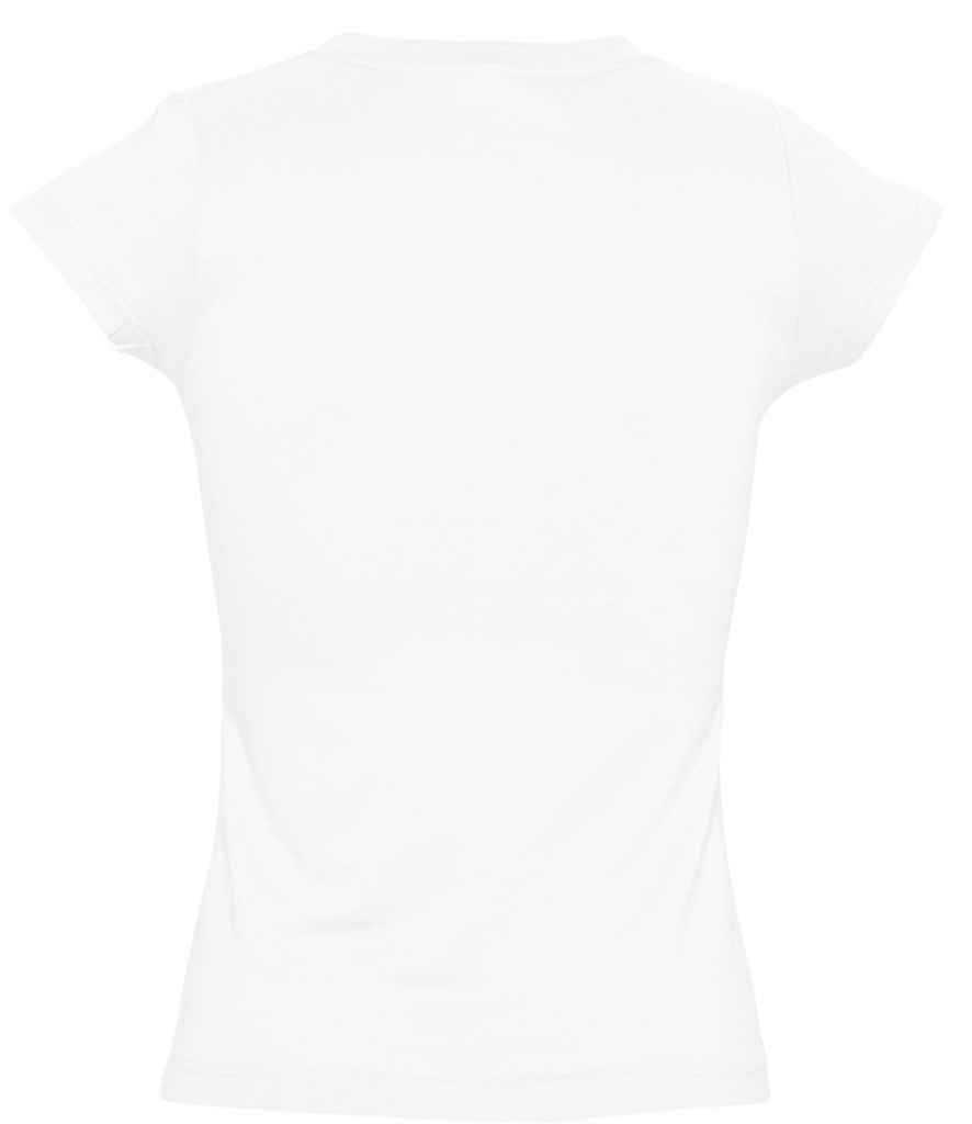 SOL'S Ladies Moon V Neck T-Shirt in by SOL'S — Custom branded clothing by Print Press, featuring premium embroidery produced in our specialist print lab in the UK.