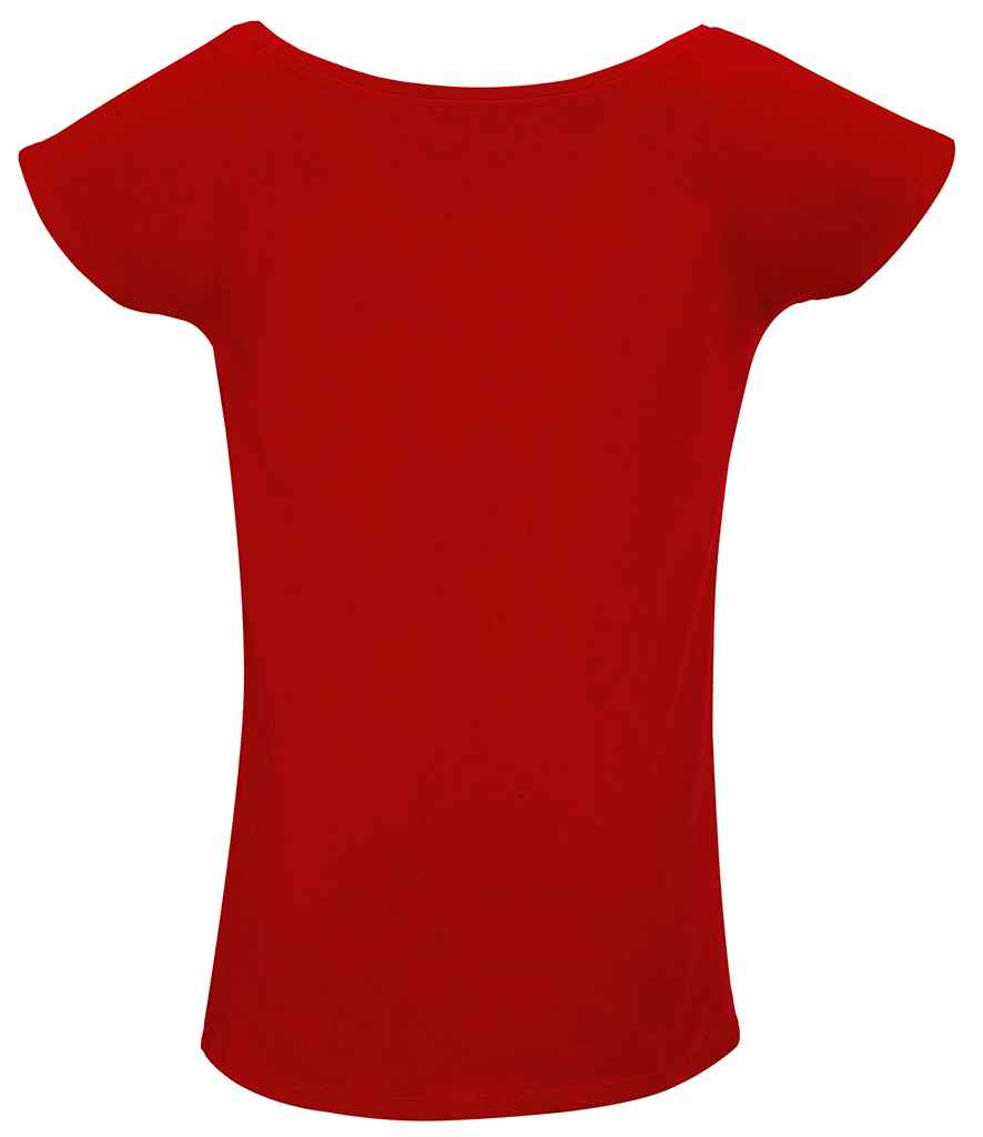 SOL'S Ladies Marylin Long T-Shirt in by SOL'S — Custom branded clothing by Print Press, featuring premium embroidery produced in our specialist print lab in the UK.