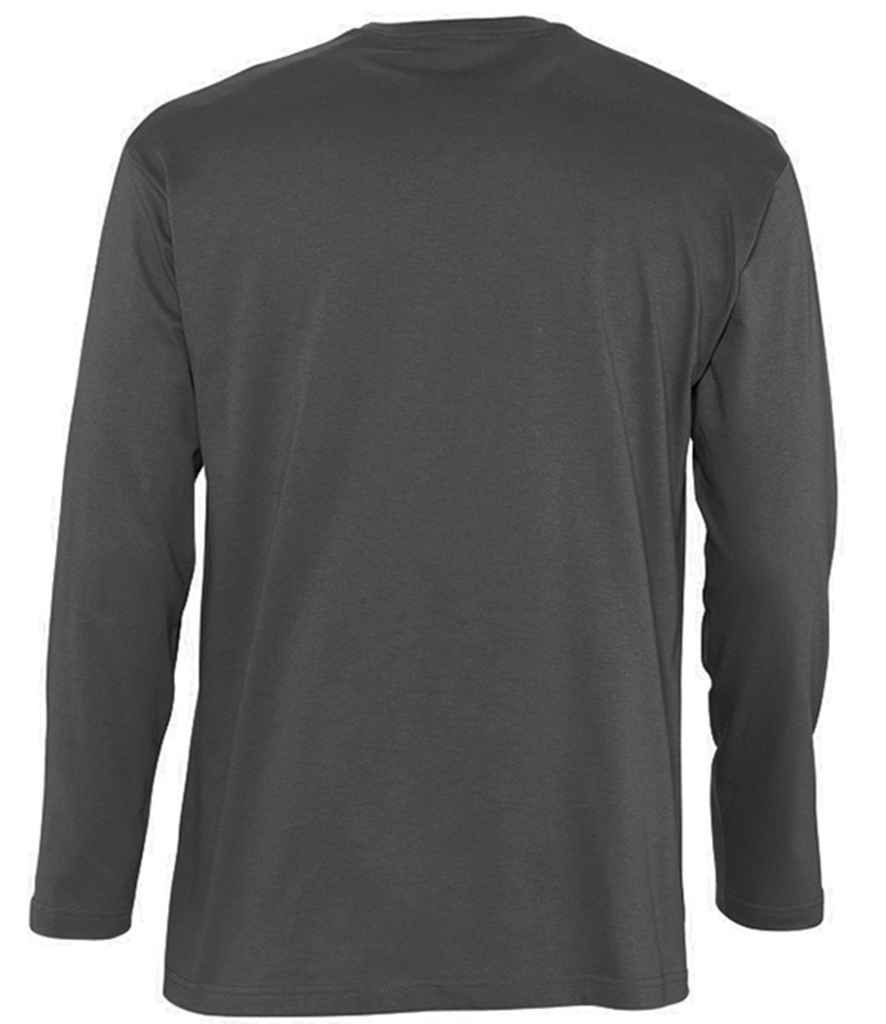SOL'S Monarch Long Sleeve T-Shirt in by SOL'S — Custom branded clothing by Print Press, featuring premium embroidery produced in our specialist print lab in the UK.