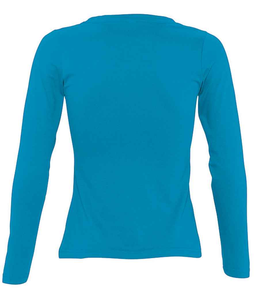 SOL'S Ladies Majestic Long Sleeve T-Shirt in by SOL'S — Custom branded clothing by Print Press, featuring premium embroidery produced in our specialist print lab in the UK.