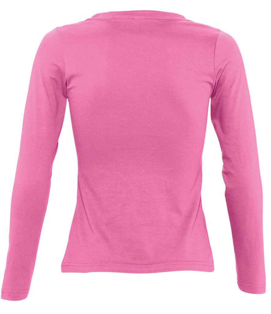 SOL'S Ladies Majestic Long Sleeve T-Shirt in by SOL'S — Custom branded clothing by Print Press, featuring premium embroidery produced in our specialist print lab in the UK.