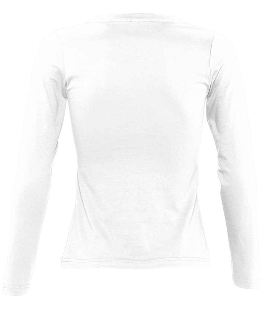 SOL'S Ladies Majestic Long Sleeve T-Shirt in by SOL'S — Custom branded clothing by Print Press, featuring premium embroidery produced in our specialist print lab in the UK.