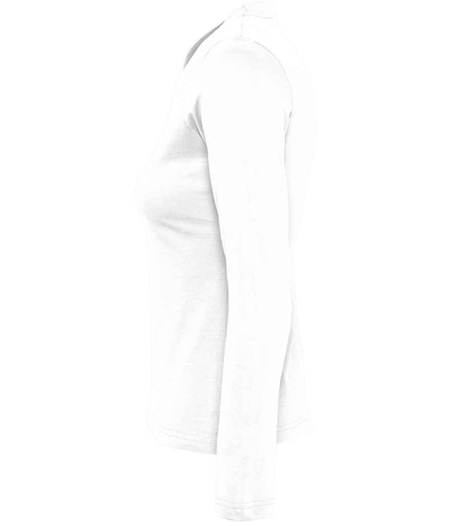 SOL'S Ladies Majestic Long Sleeve T-Shirt in by SOL'S — Custom branded clothing by Print Press, featuring premium embroidery produced in our specialist print lab in the UK.