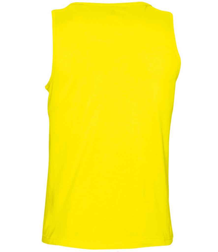 SOL'S Justin Tank Top in by SOL'S — Custom branded clothing by Print Press, featuring premium embroidery produced in our specialist print lab in the UK.