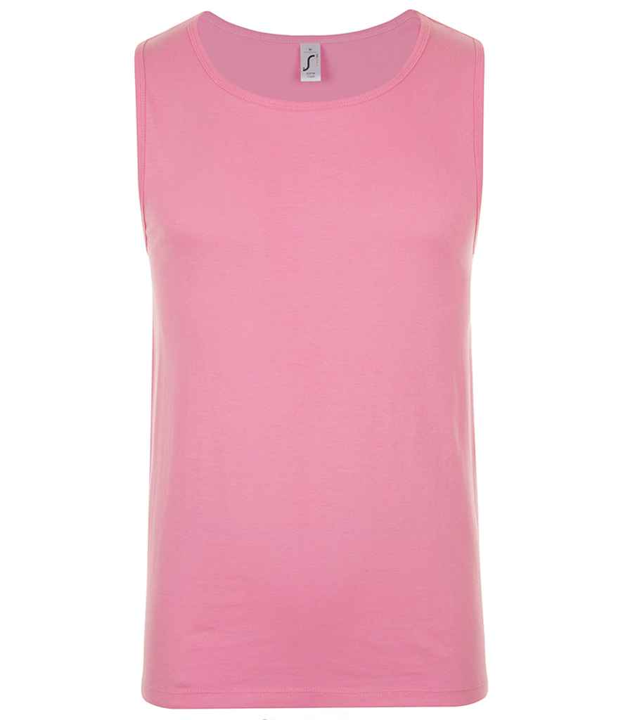 SOL'S Justin Tank Top in Orchid Pink by SOL'S — Custom branded clothing by Print Press, featuring premium embroidery produced in our specialist print lab in the UK.