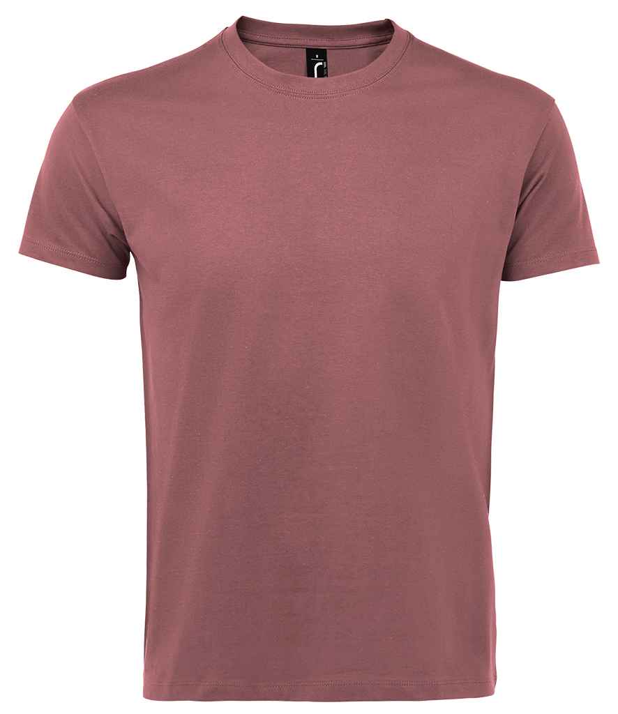 SOL'S Imperial Heavy T-Shirt - (2nd Colours) in Ancient Pink by SOL'S — Custom branded clothing by Print Press, featuring premium embroidery produced in our specialist print lab in the UK.
